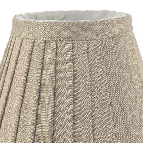 Yovanna Pleated Shade 15cm Taupe - Image 2