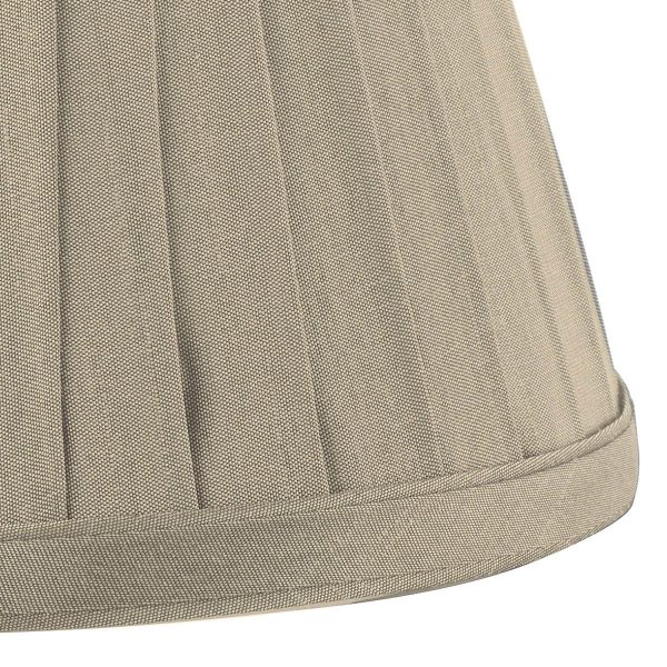 Yovanna Pleated Shade 15cm Taupe - Image 4